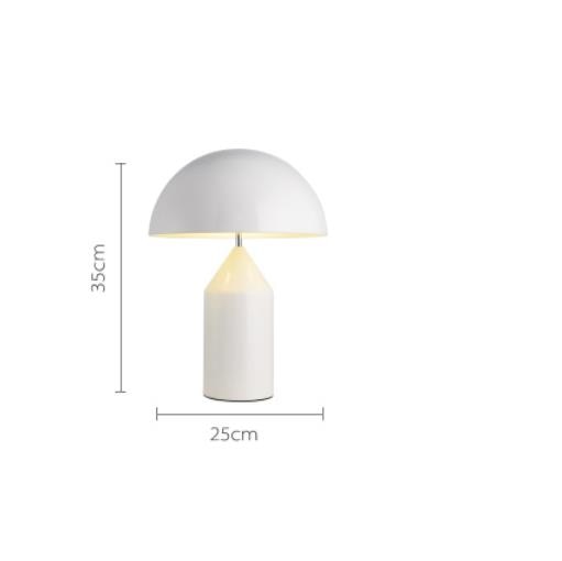 White mushroom lamp